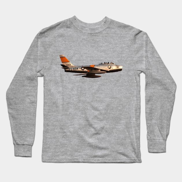 F-86 Sabre Long Sleeve T-Shirt by acefox1